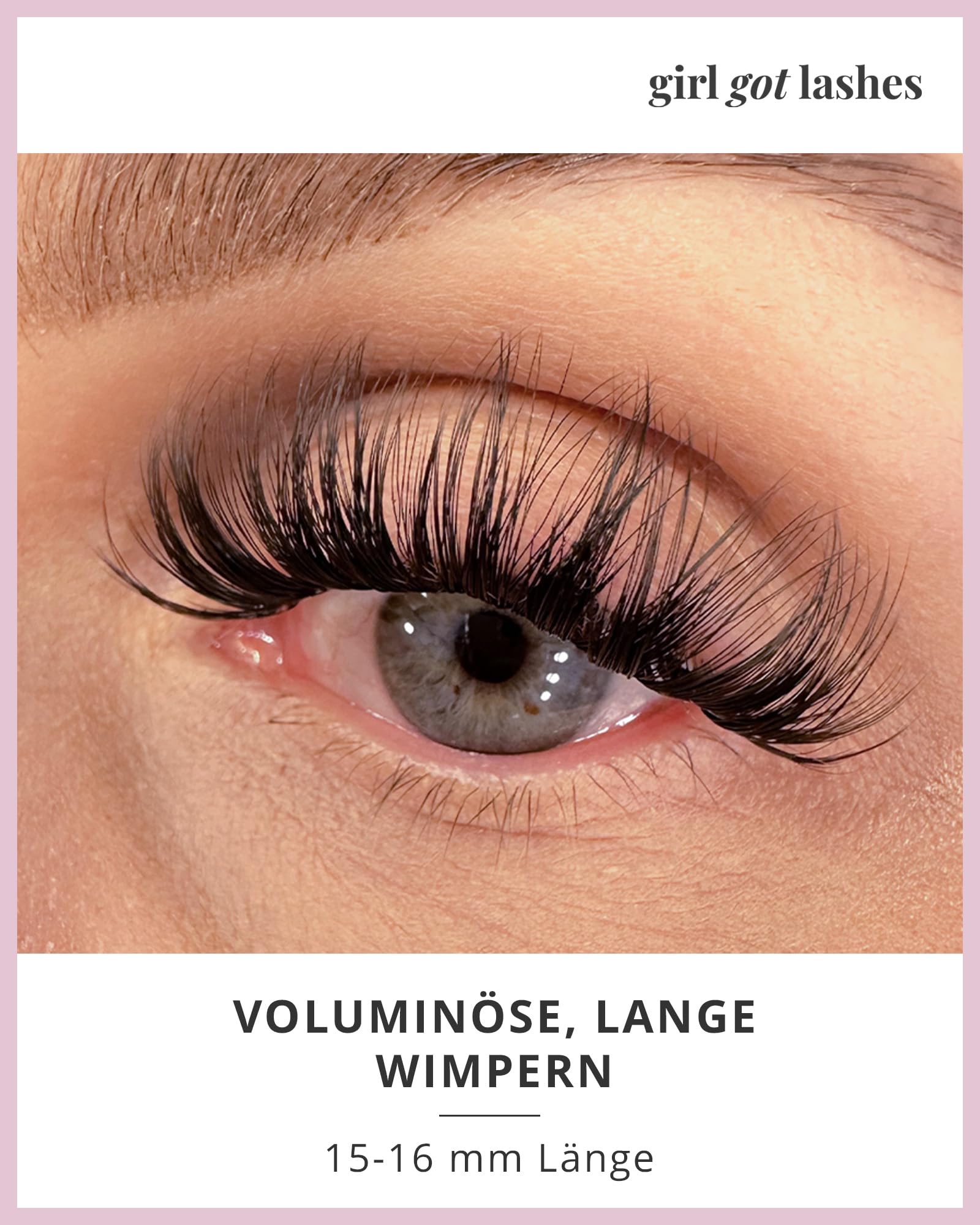 GirlGotLashes Sassy Mess Große Boxen Handgemachte Wimpernextensions Wimpernverlängerung für Zuhause 5 Wimpern-Paare Lashes mit 5-7 Tagen Halt Vegan