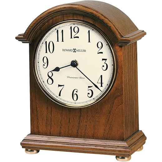 Howard Miller Kootenai Oak Mantel Clock