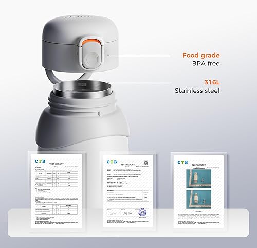 Miniatura 7 de BOLOLO Calentador de leche portátil Pro para viajes, calentador de botellas desmontable con calentamiento rápido y estable para leche materna y