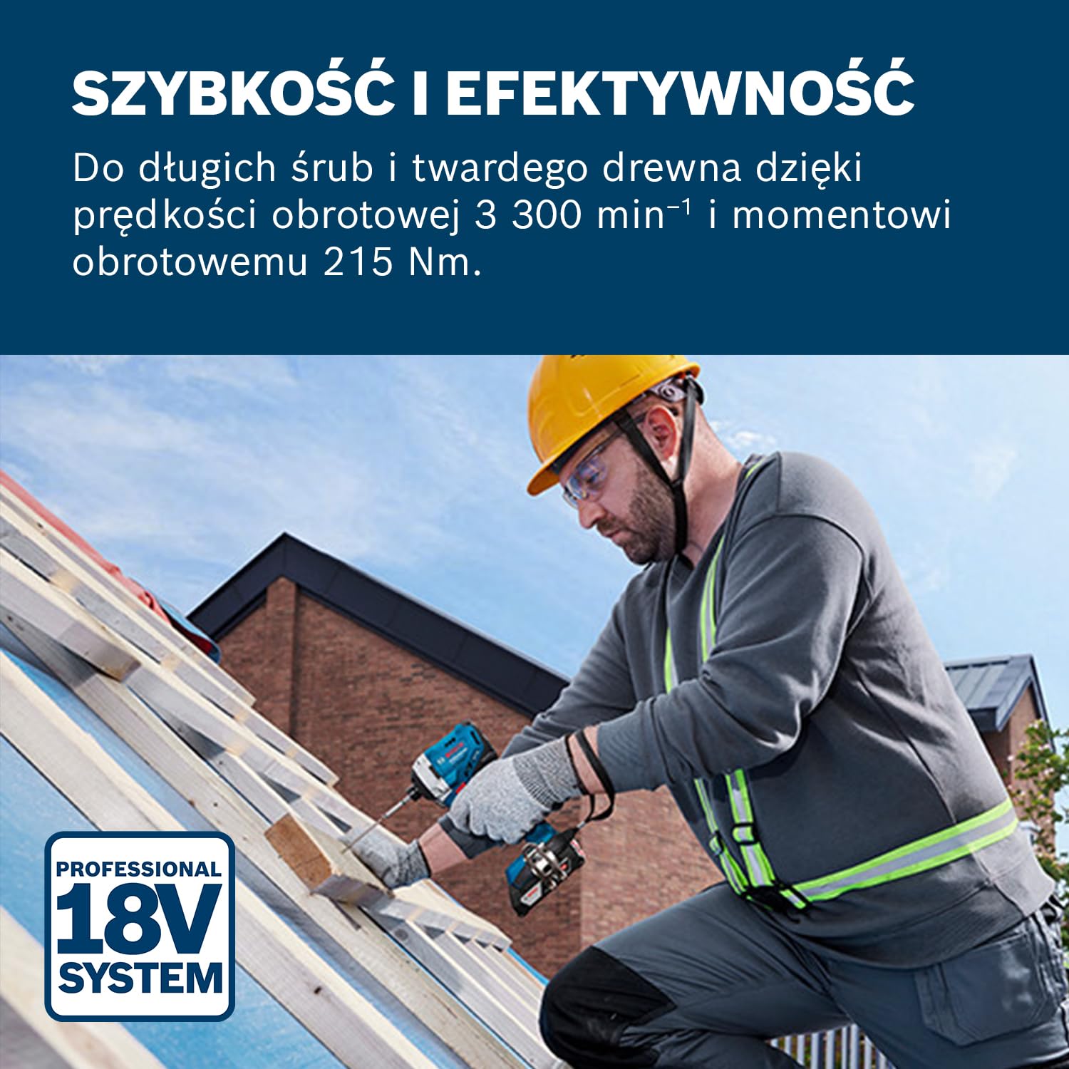 Bosch Professional 18 V firmy Bosch: akumulatorowa wkrętarka udarowa GDR 18V-215