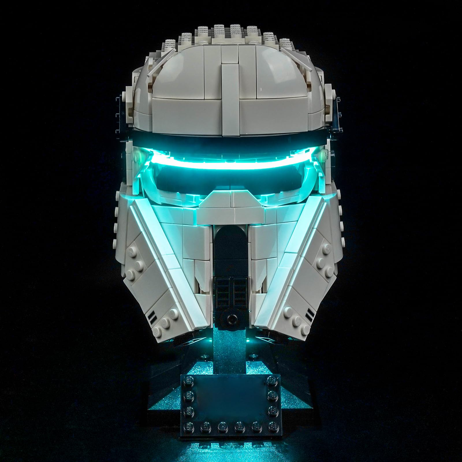 Light Kit Compatible with Lego 75458 Imperial Remnant AT-RT Driver Helmet (No Model), Decoration Lighting Set Compatible with Lego Imperial Remnant AT-RT Driver Helmet Building Blocks Model