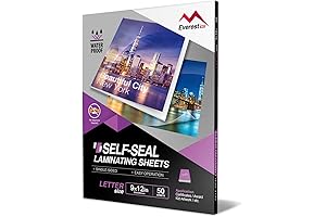 Everest Non-Thermal Self-Adhesive Laminating Sheets