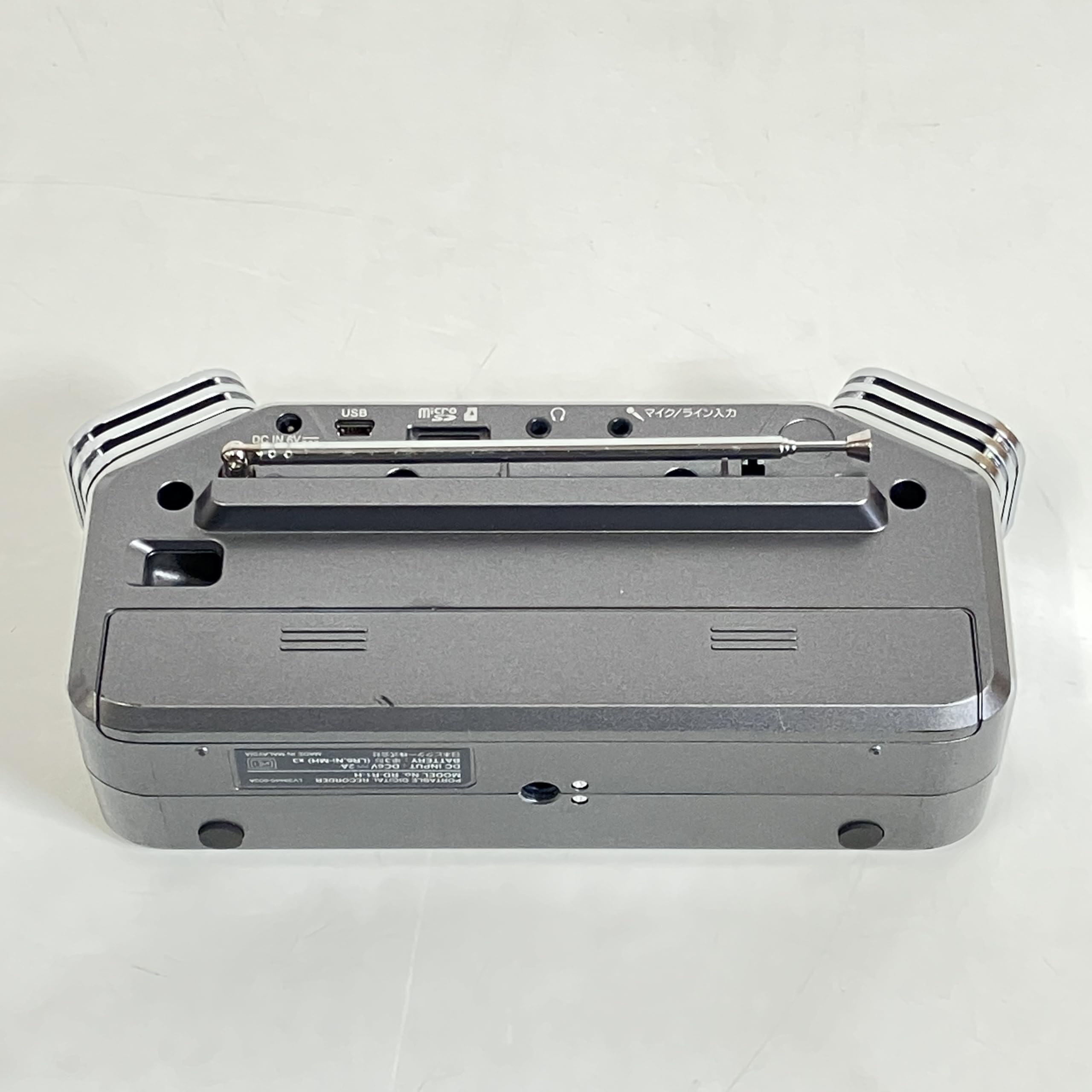 Amazon | JVC RD-R1-H ポータブルデジタルレコーダー メタリックグレー