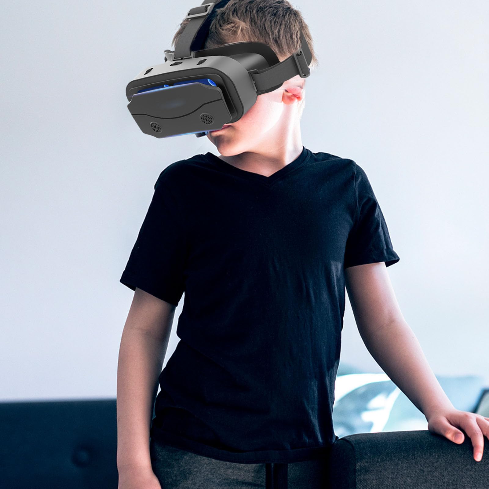 2 Occhiali per realtà virtuale | occhiali per realtà virtuale giochi con smartphone | Virtual Reality cuffie cuffie occhiali per TV, film videogiochi Compatibile IOS, Zcsxk