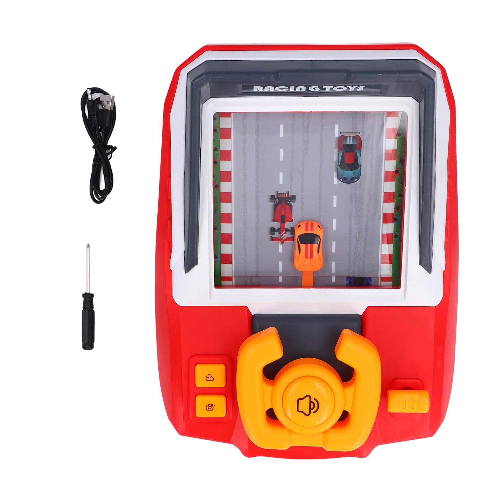 Pilipane Jouet éducatif volant pour enfants - Simulation de conduite - Voiture bébé - Éducation précoce - Suivi visuel - Jouet d'entraînement (rouge