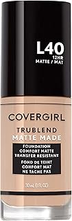 COVERGIRL TruBlend Matte Made Liquid Foundation, Classic Ivory, 1 Fl Oz (Pack of 1)