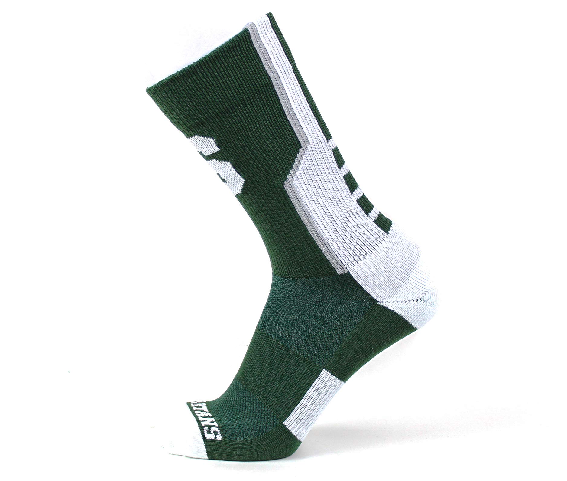 donegal bay NCAA Michigan State Spartans Sport Socks, Green, One Size