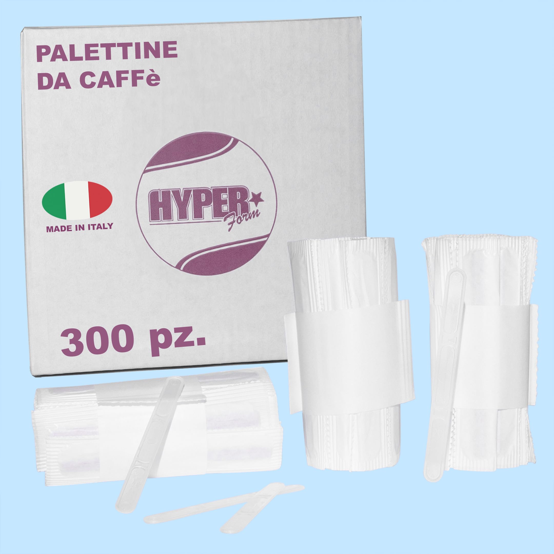 HYPER form - 300 Palette Caffe' palettine sigillate incartate singolarmente in plastica riciclabile e riutilizzabile
