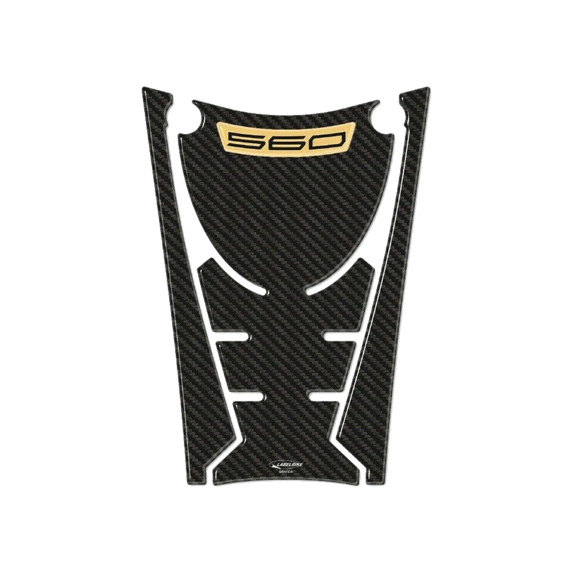 labelbike - 3D Gel Resin Sticker Decoration and Protection of Motorcycle Front Footboard Compatible with Yamaha TMAX 560 2020-2021