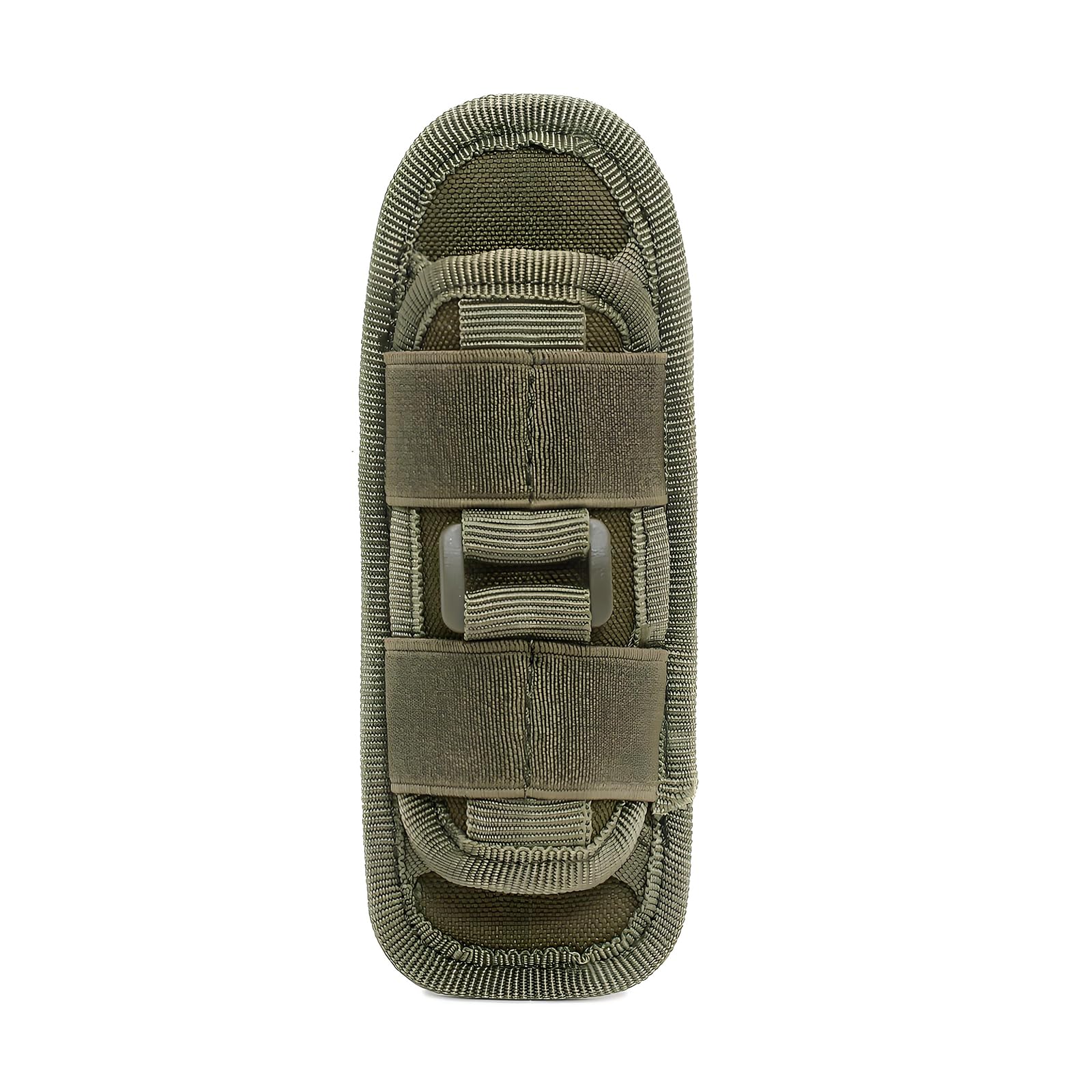 1 Pz Porta Torcia Cinturone Verde, Supporto Torcia Elettrica Fondina Elastica Nylon, Clip Cintura Girevole 360 Gradi, Adatto Torcia Lancette