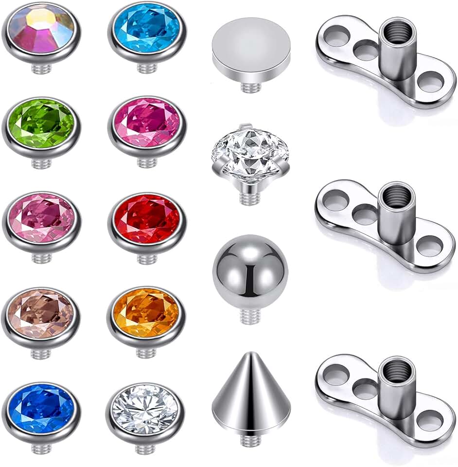 Amazon.it microdermal piercing Gioielli