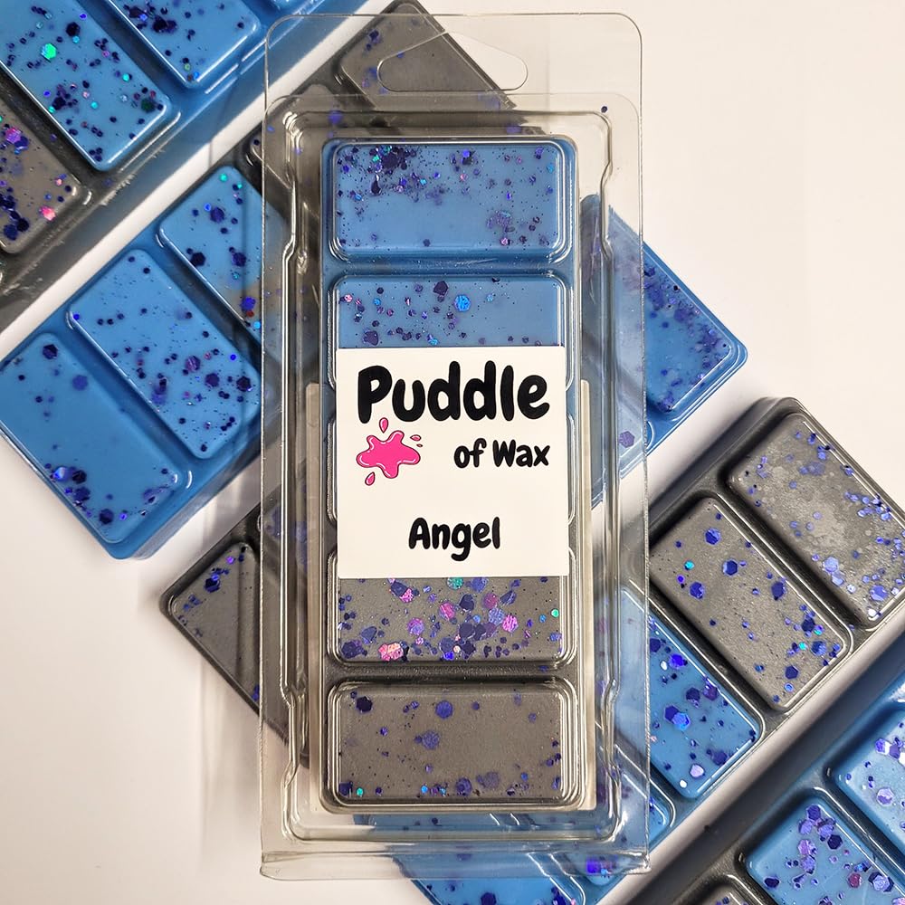 Puddle of Wax - Angel Soy Wax Melt Snap Bar - 50g - Perfume Scent - Vegan Friendly - Made in the UK