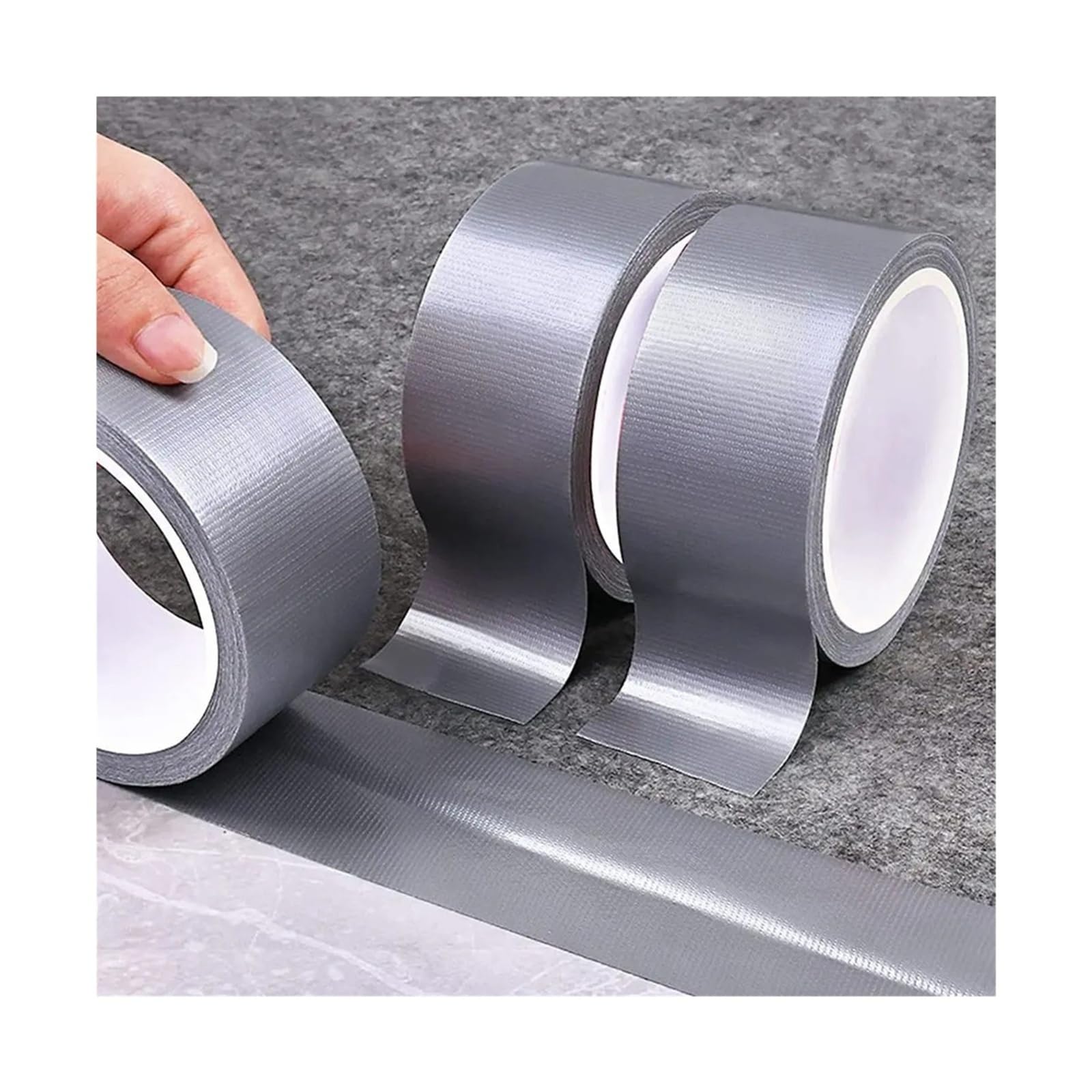 Genérico 1 rollo de 10M/20M, paquetes industriales, cinta adhesiva for encuadernación alfombras y suelos, tubo conducto tela(48mm x 20m)