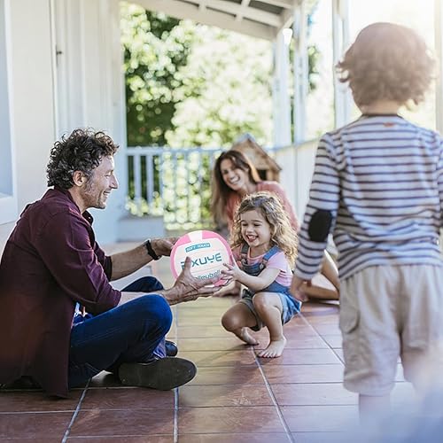 Miniatura 4 de Balones de voleibol tamaño oficial 5, voleibol suave al aire libre para niños, jóvenes y adultos, juegos de playa en interiores (regalo para