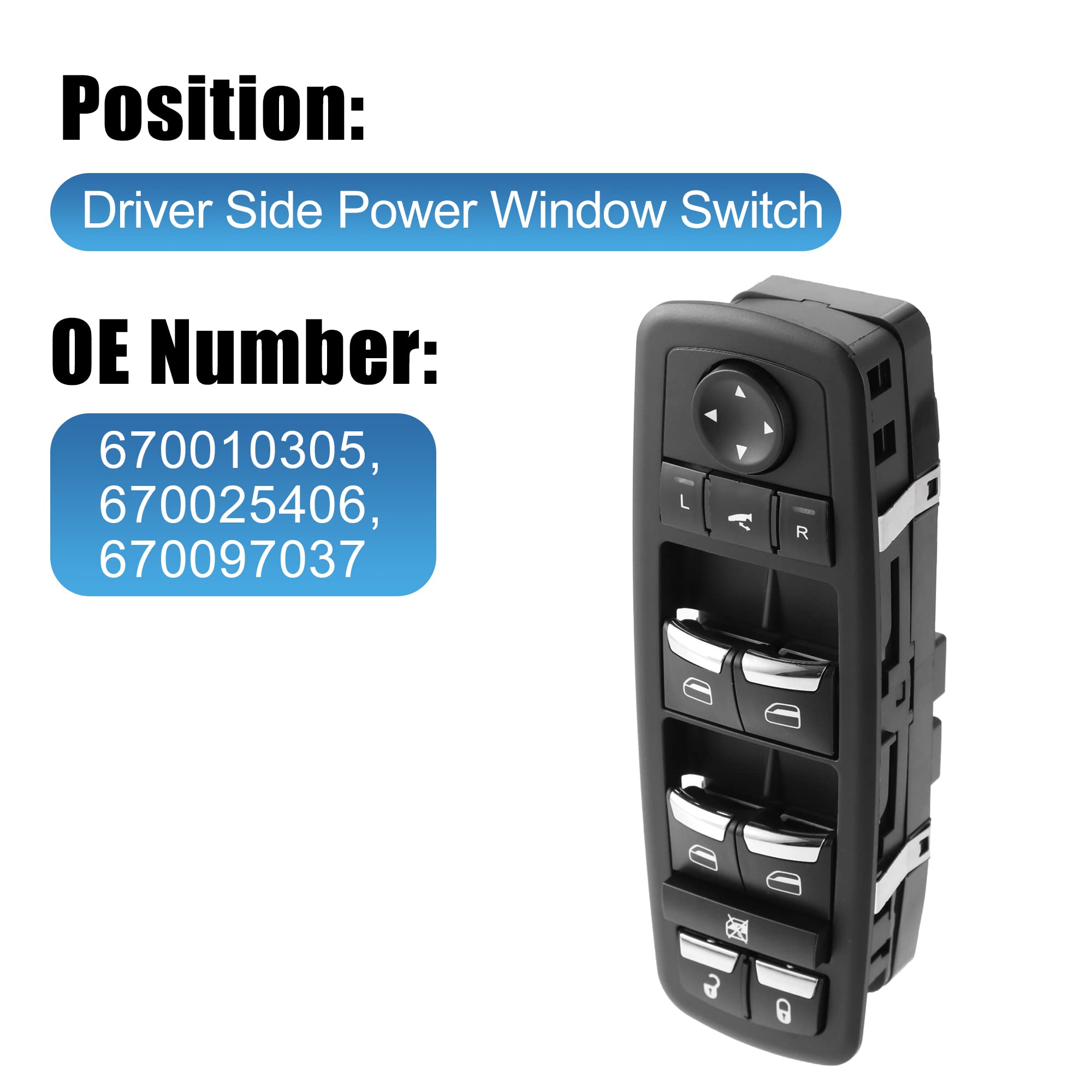 Amazon.com: X AUTOHAUX 1pcs 670010305 670025406 670097037 Driver  