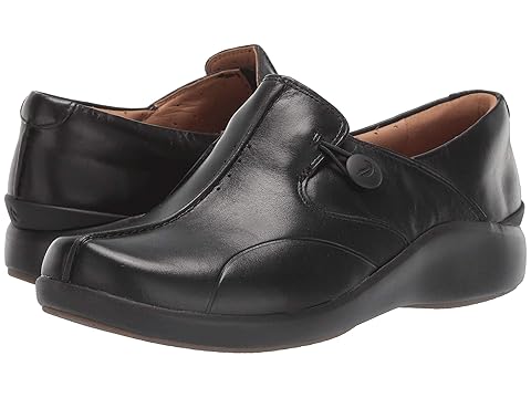 clarks un loop black shoes