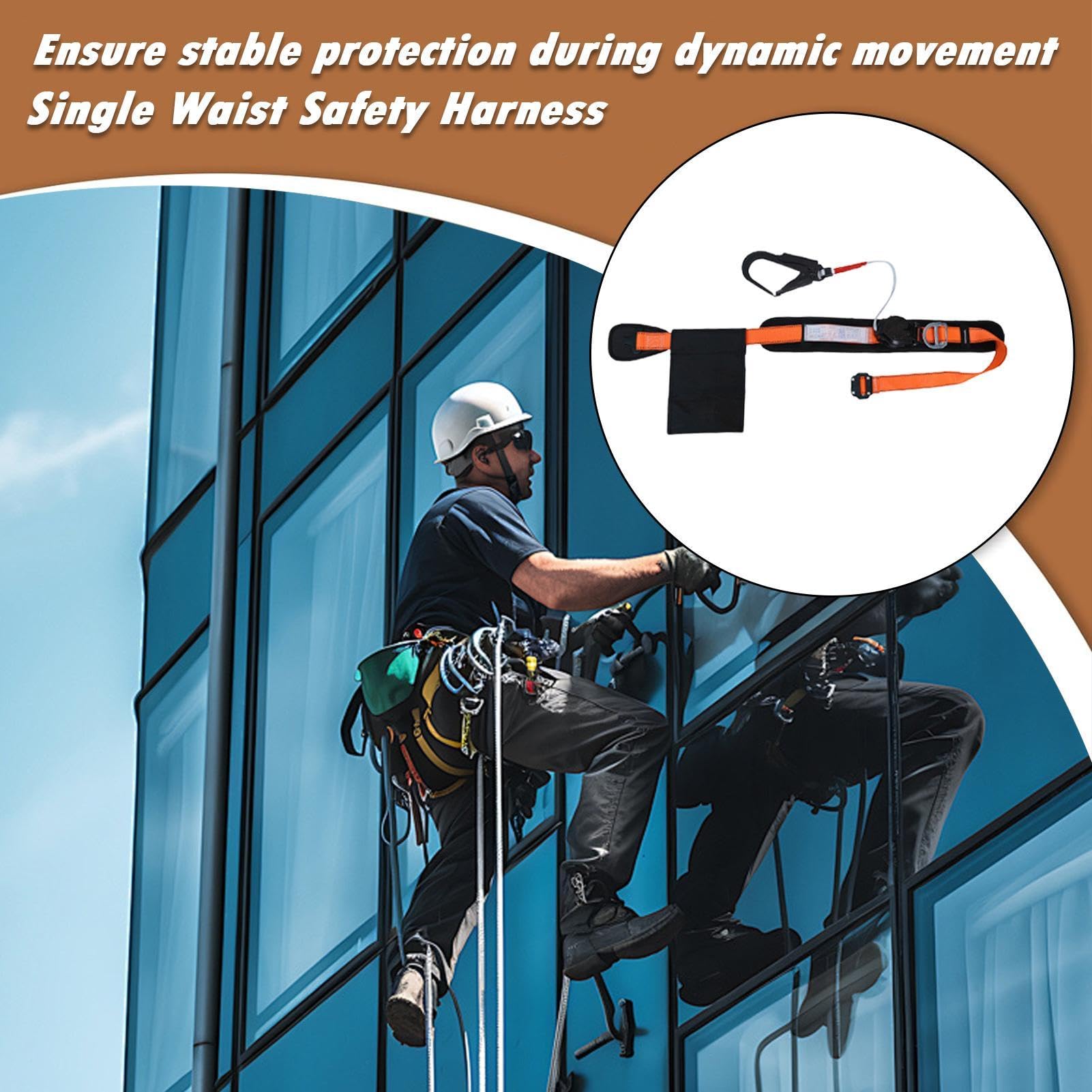 Arnés De Escalada Cinturón De Trabajo Con Arnés De Protección | Equipo de Seguridad Anticaída con Liberación Rápida para Trabajos en Altura y Sujeción de Estructuras