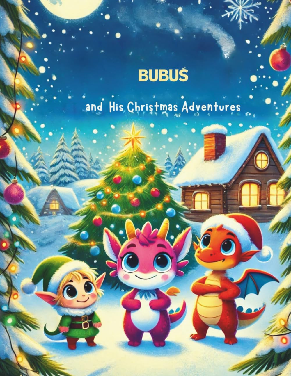 Bubuś and His Christmas Adventures (Bubuś -Coloring Book Series)