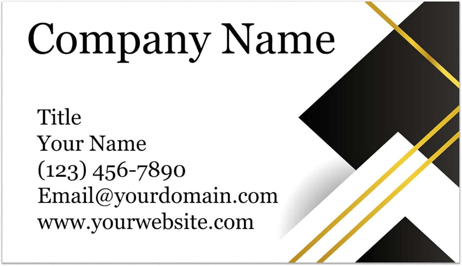 Custom Printed Business Cards - Thick Stock (Luxurious, USA-Made)