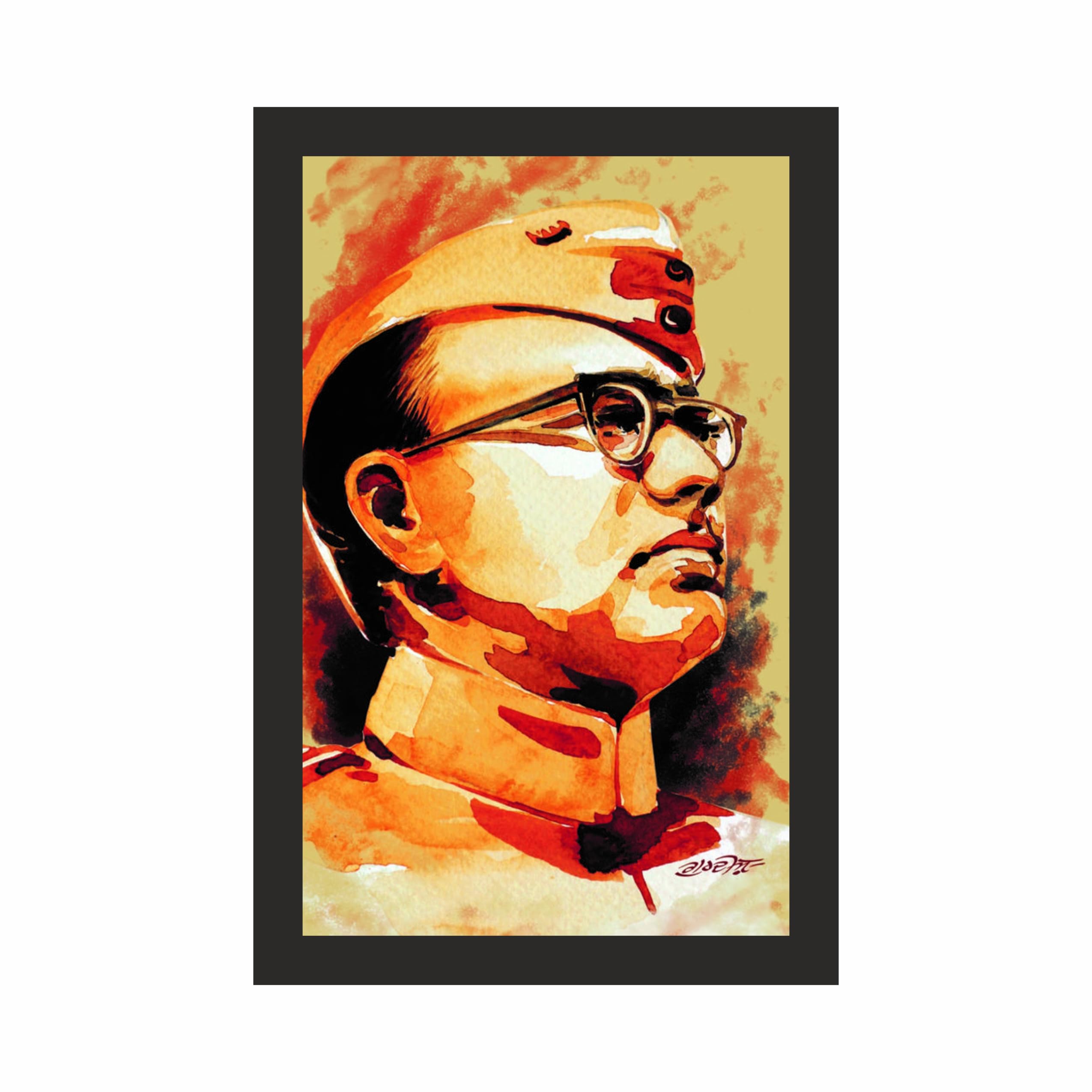 Watercolor Patriotic Military Leader Wall Art – view 3