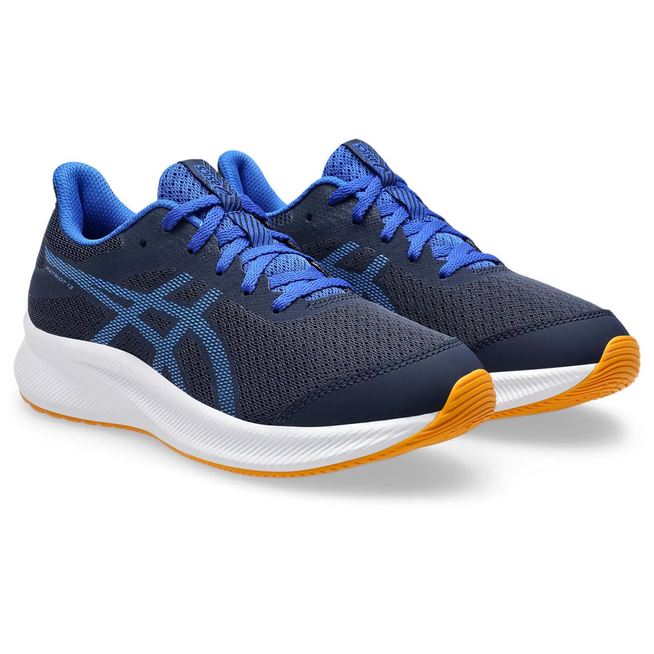 ASICS Boys Patriot 13 Gs Sneaker, Midnight Blue Coast, 2.5 UK
