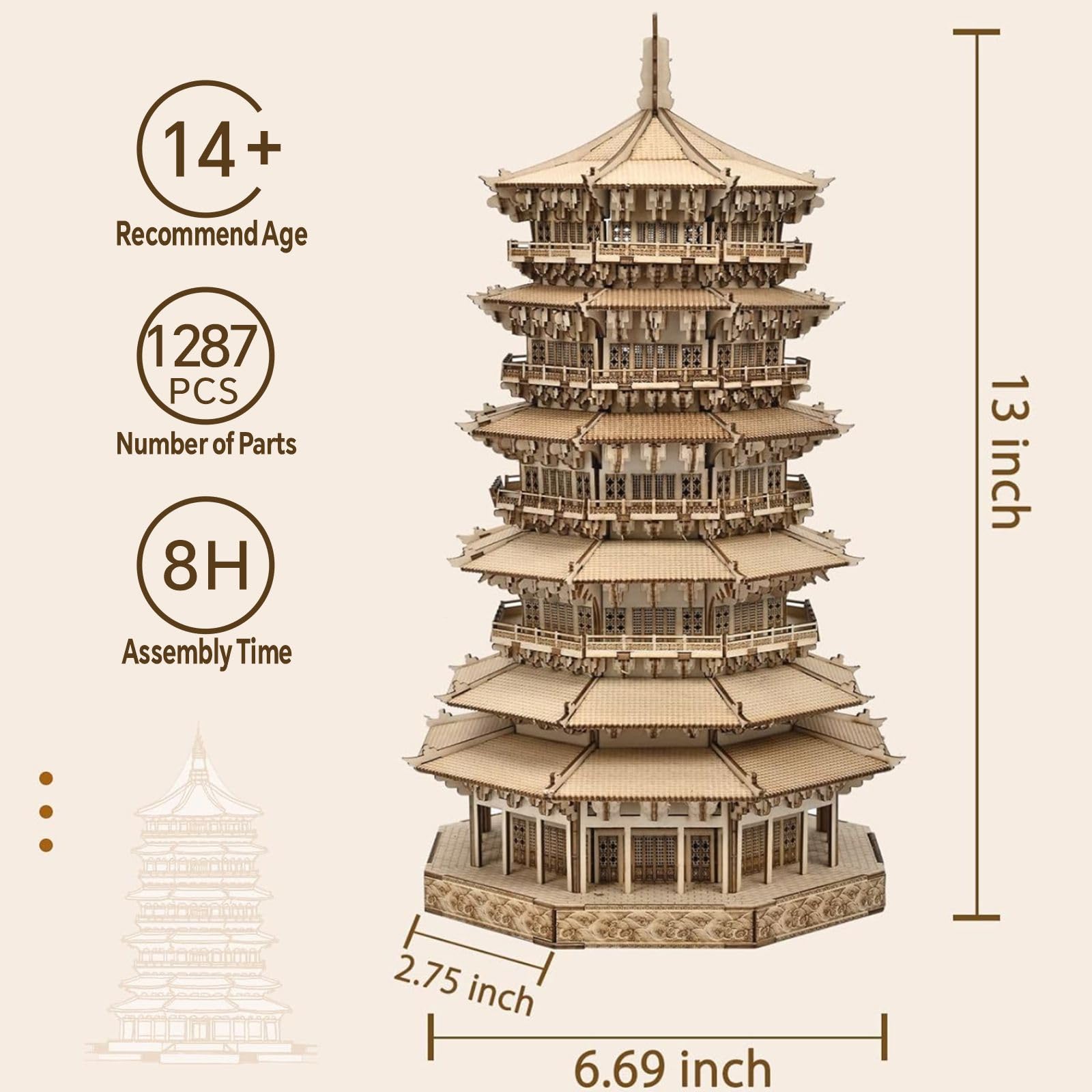 Pagoda in legno