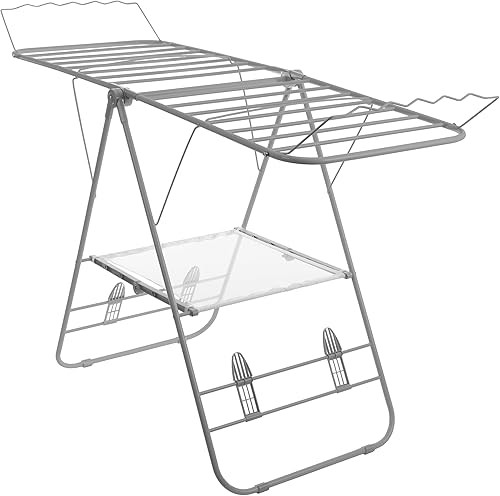 Everyday Home rack resistente de lavandería para secado de ropa estante de acero inoxidable para uso interior y exterior mejor utilizado para