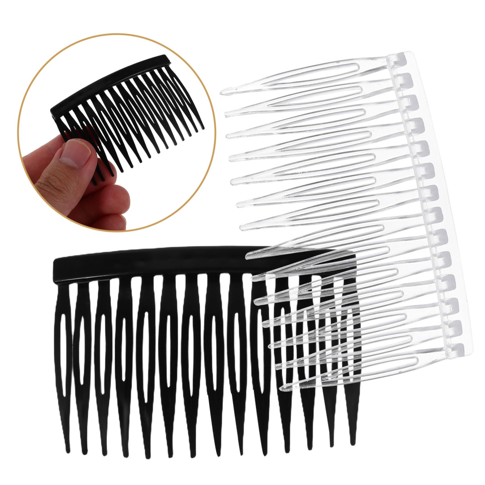 320 Piezas Peines Laterales Pequeños para Mujer Accesorios Compactos DIY para Estilizar Flequillos y Recogidos Clips Decorativos Resistentes para Diario