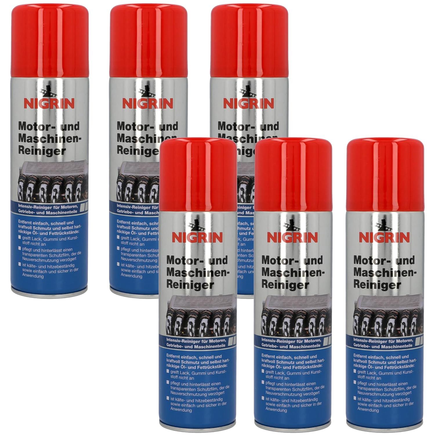 6x Motor- und Maschinen-Reiniger je 250ml