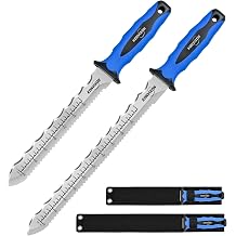 11" & 8" Insulation Knife Set, HVAC Duct Knife, Sod Knife for Lawn