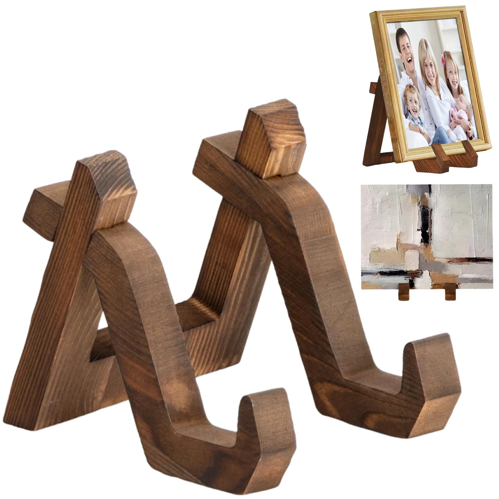 DXPETA Plate Stand, Display Stand for Plates and Pictures, Versatile Plate Holder for Collectors and Home Decor, Sturdy Easel Stand for Artwork and Display Items