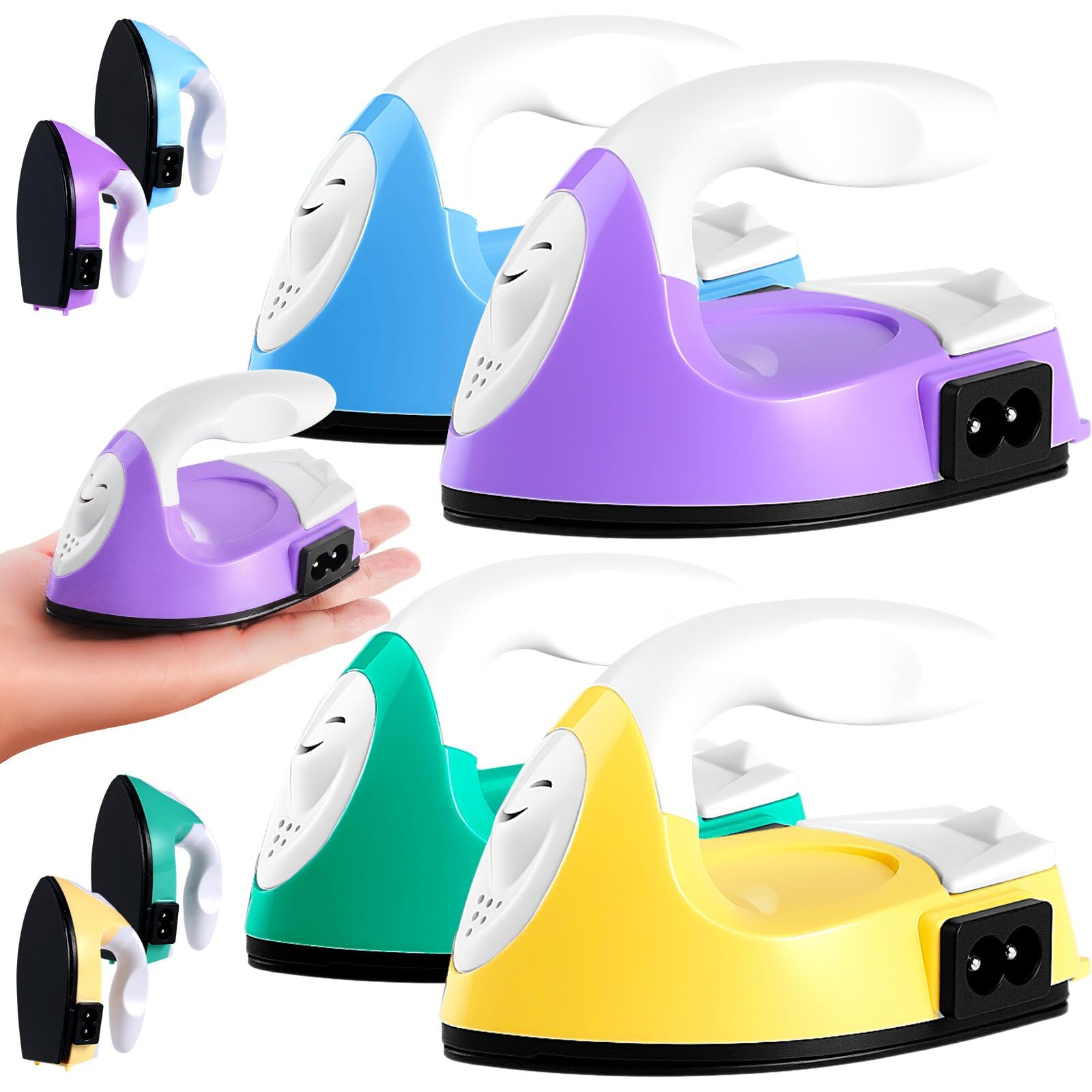 Mini presse à chaud Zhehao portable lot de 4 pour vinyle et vêtements