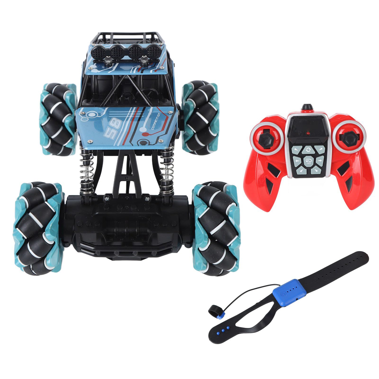 Alomejor Voiture Télécommandée à Capteur Gestuel, Voiture RC Drift 360