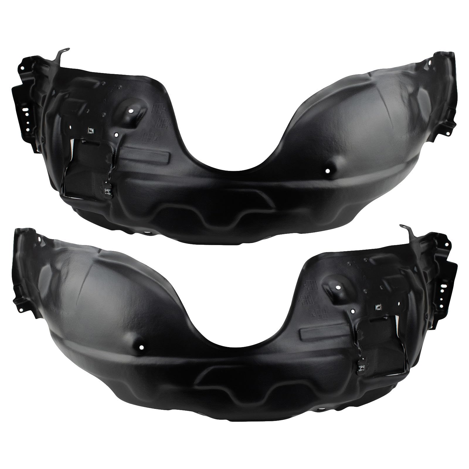 TRQ Front Inner Fender Liner Set | For 2007-2009 Lexus ES350 LX1250116 LX1251116
