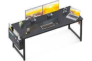 ODK 63-Inch Gaming Desk: A Long Black Desk for Maximum Workspace