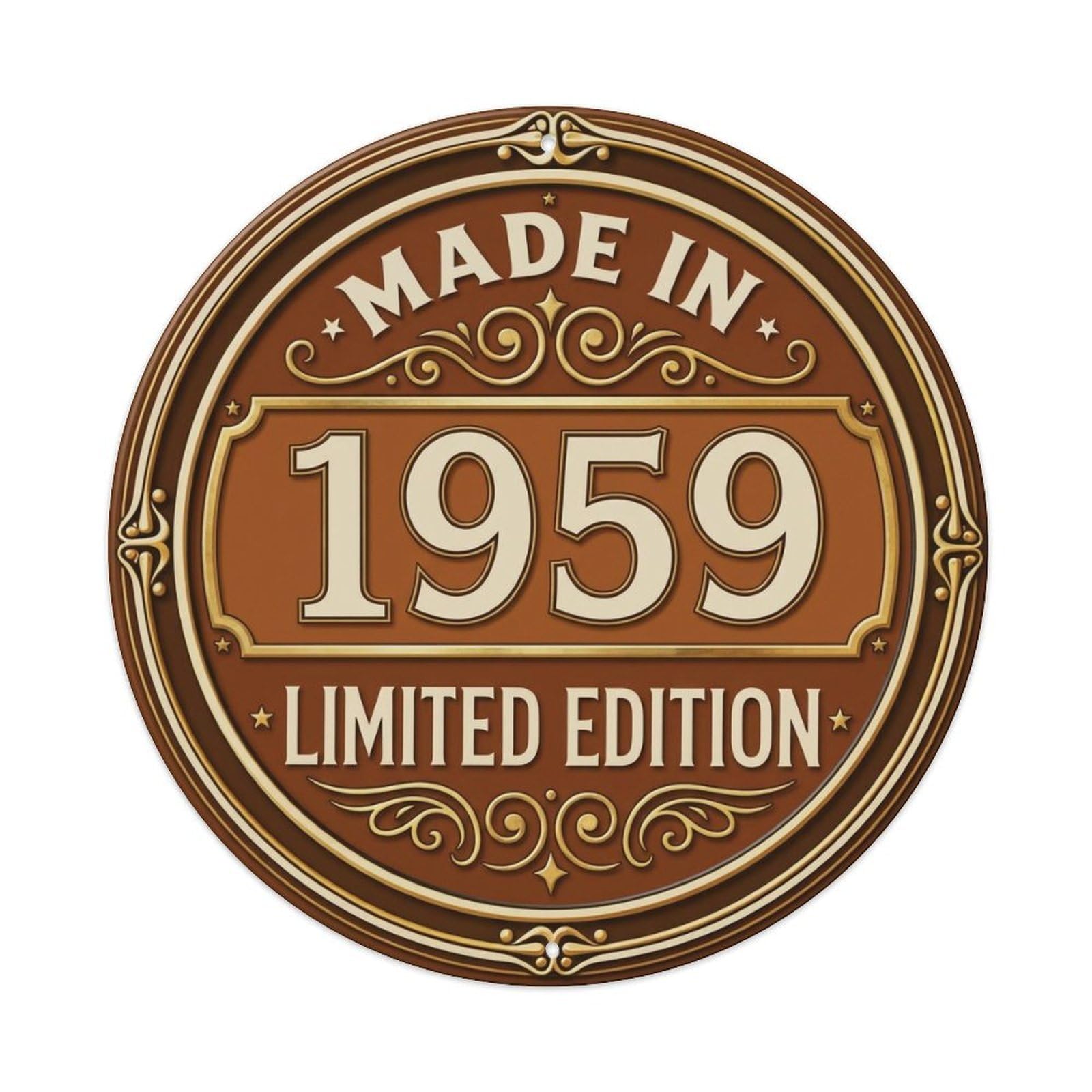 Okahys 8X8inch(20X20cm) Made In 1959 Limited Edition Metal Tin Sign