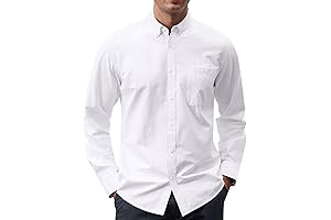 Tall Men's White Oxford Shirt: Classic Style, Perfect Fit