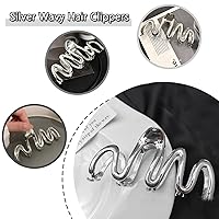 Vista 83 de Pinzas de pelo góticas de murciélago negro para mujeres y niñas, garra de pelo de murciélago gótico de aleación punk negra Y2K para decoraciones