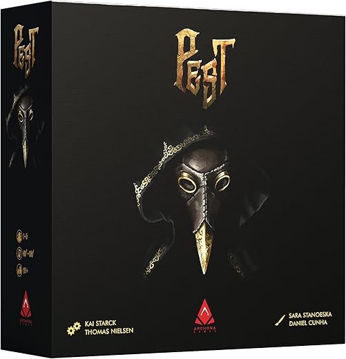 Pest - Strategy Board Game, Euro Worker Placement Game, Save The Empire from The Plague, Ages 13+, 1-5 Players, 60 Min