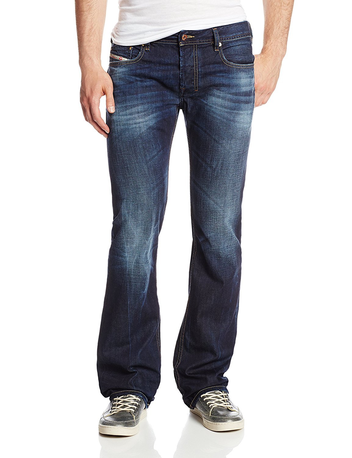 Diesel Men's Zatiny Slim Micro-Bootcut Jean 0831Q