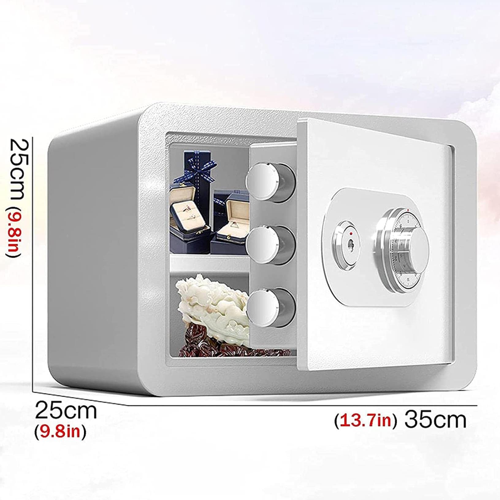 sejf, Dom Smal Fireproo Biurowy Biznes Hotel(White)