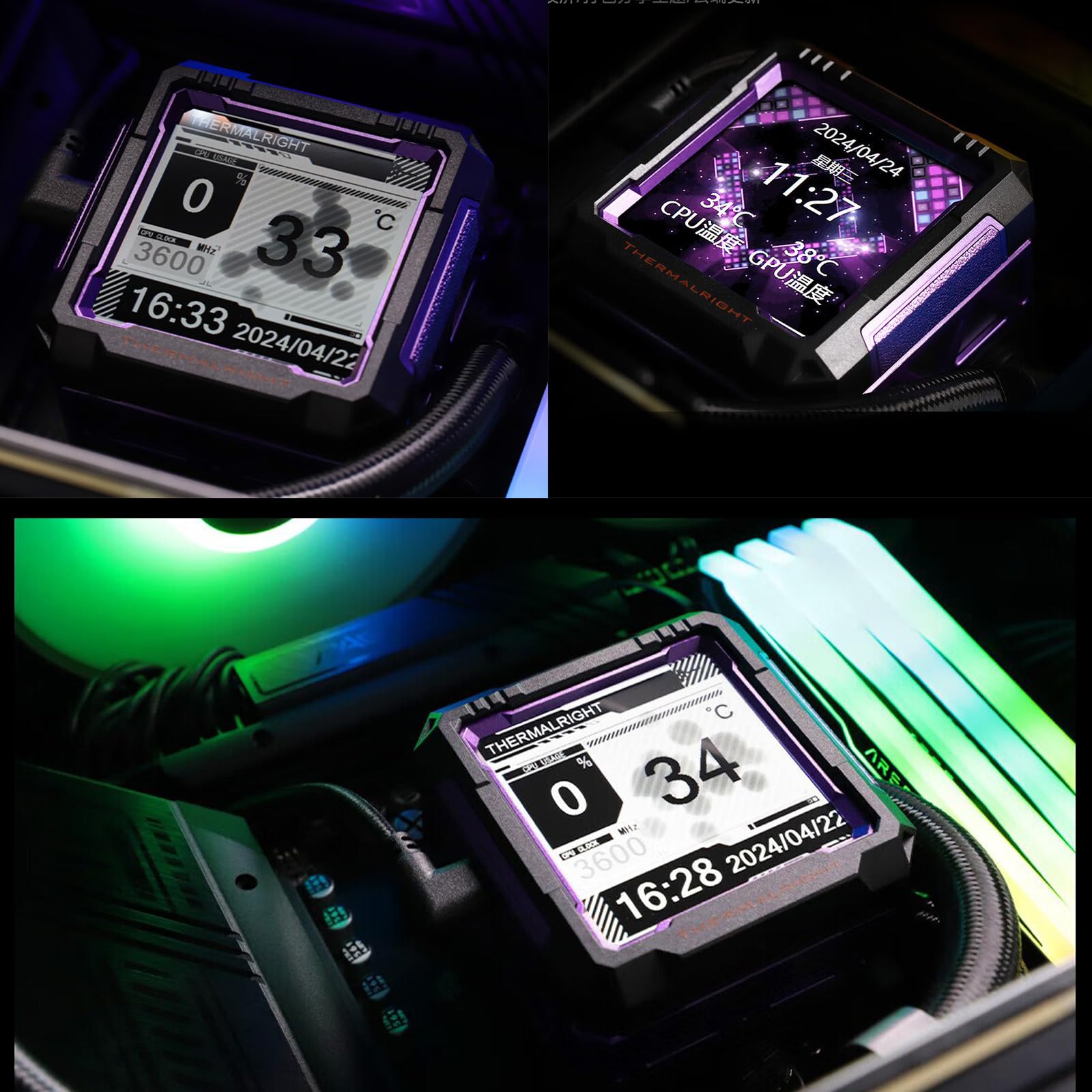 Thermalright Frozen Warframe Pro 360 (nero) - Watercooling CPU Processore
