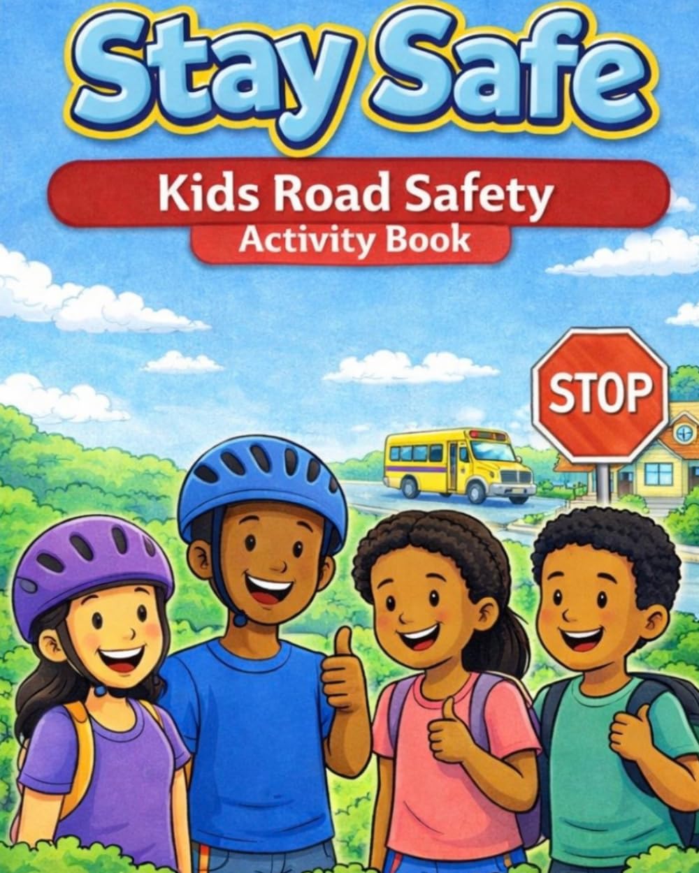 Stay Safe: Kids Road Safety Activity Book