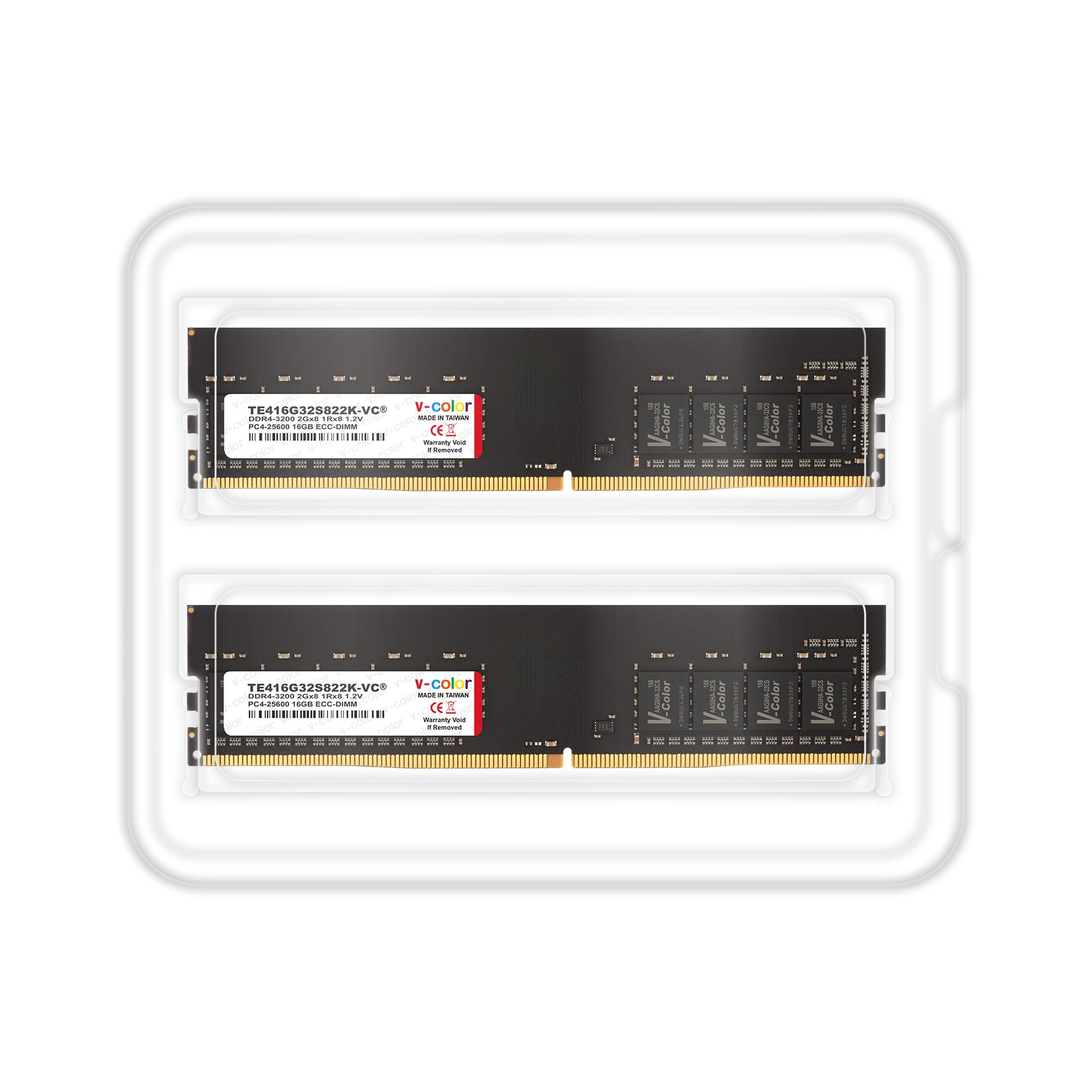 V-Color DDR4 32GB (2 x 16GB) 3200MHz (PC4-21300) Dual Rank Server 