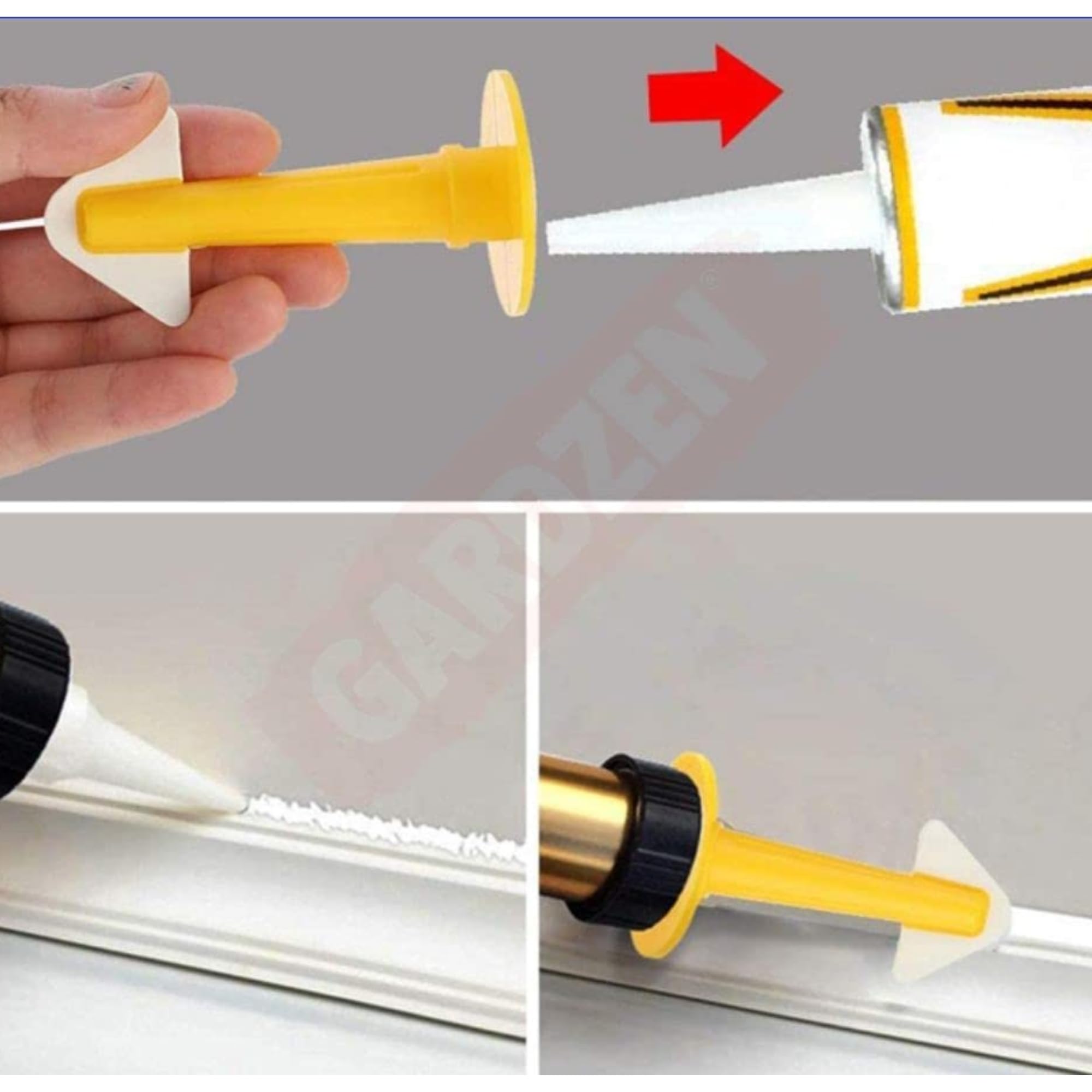 Kit 5 Spatole Per Stuccatura Professionale - Per Sigillanti Silicone E Acrilico, Lisciatura Perfetta - Foto 8