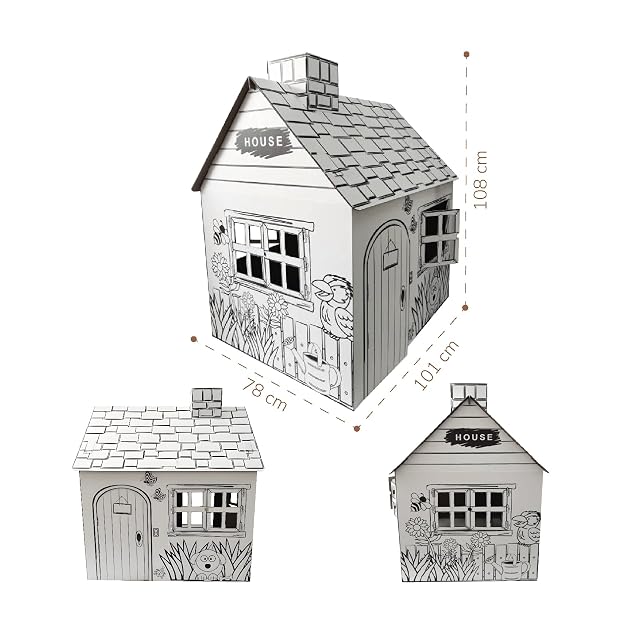 Foto 6 de 6 de Buddy Baby - Casa para Pintar PAINTHOME - Desde 18 Meses - para Colorear y Decorar