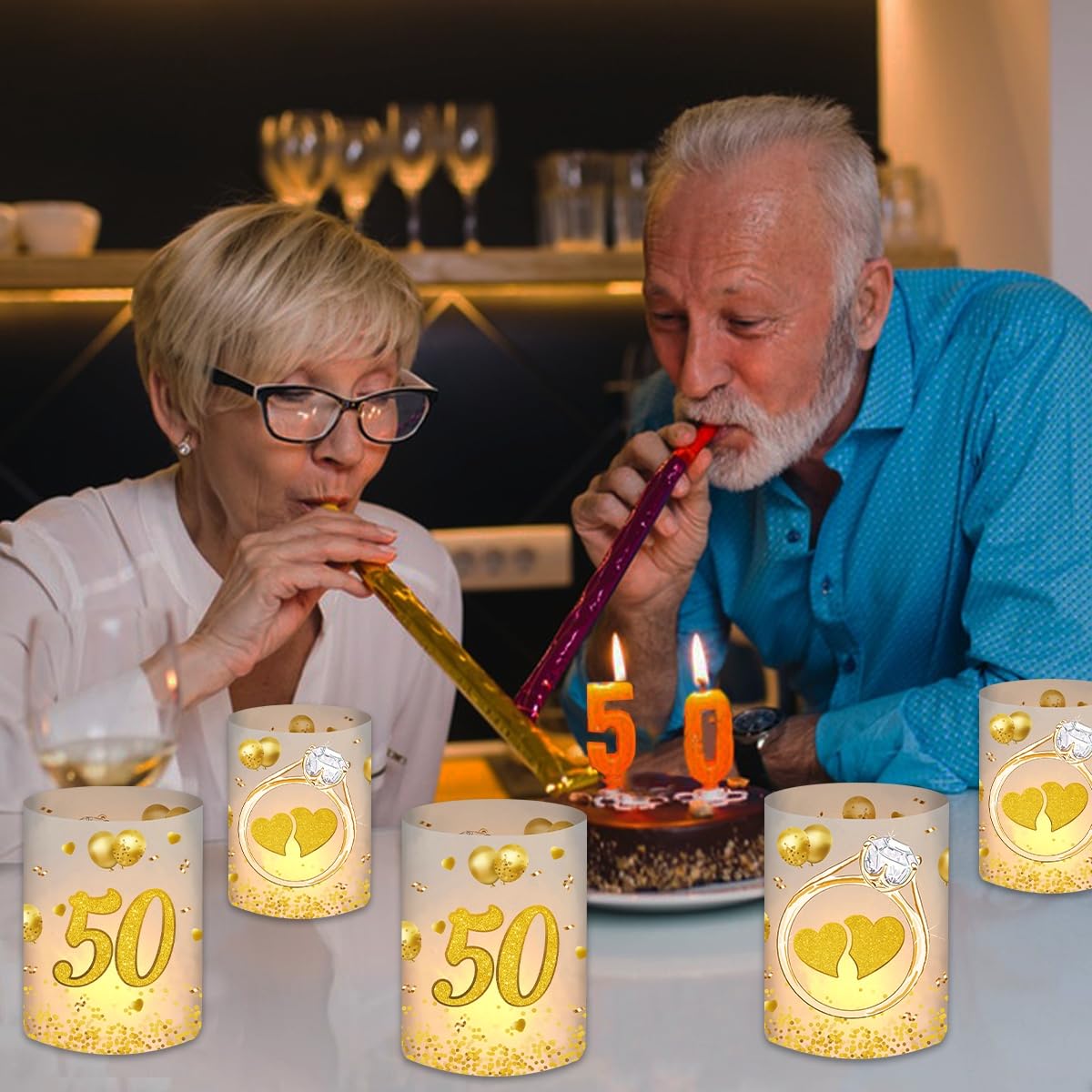 Set Portacandele Vetro 12 Pezzi 5x3.5cm Portacandele In Vetro Trasparente - Confezione Da 12, Per Matrimoni E Feste, 5,3x3,5 Cm Porta Candele Vetro