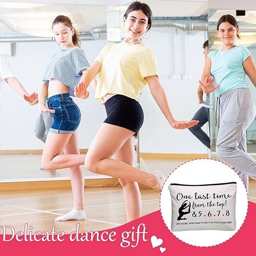 Miniatura 7 de Tondiamo Bolsa de maquillaje de baile, 4 piezas, regalos de baile, bolsas de cosméticos para bailarina, ballerina, amantes del ballet, kit de