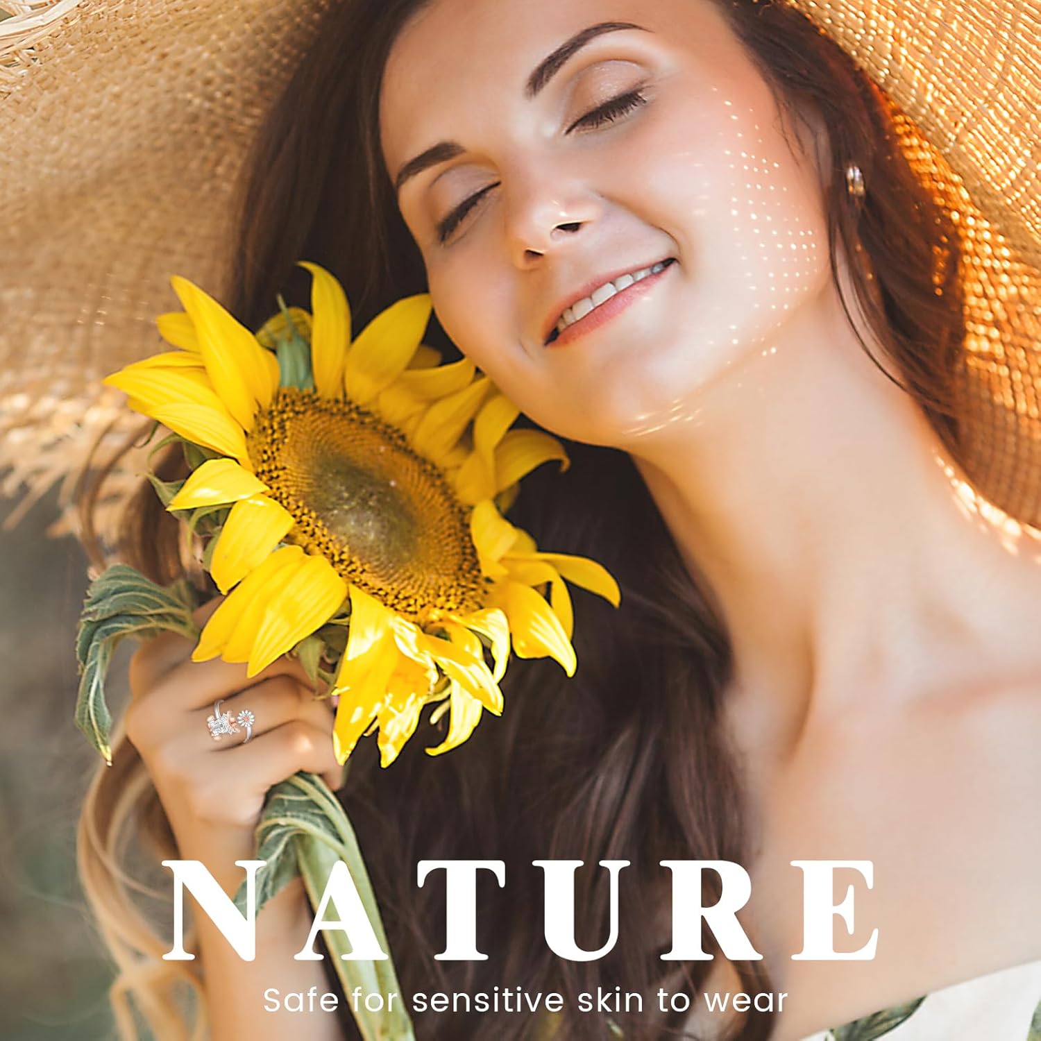 BEILIN Highland Cow Ring 925 Sterling Silver Adjustable Cute Animal Open Rings Cow Jewelry Gift for Women, white - Image 6