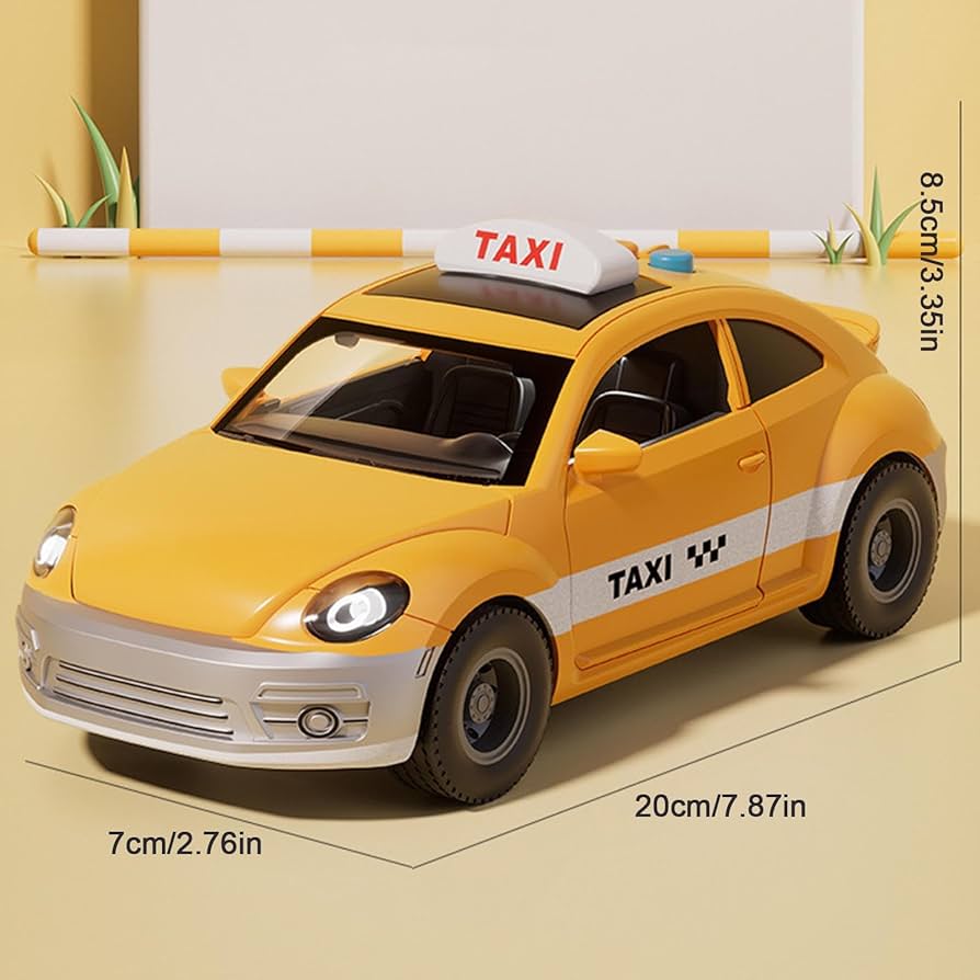 Amazon.co.jp: ミニカー おもちゃ taxi タクシーおもちゃ 1/18